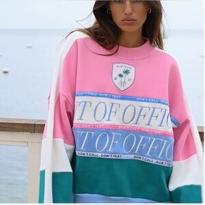YLLW OOO Club oversized sweatshirt